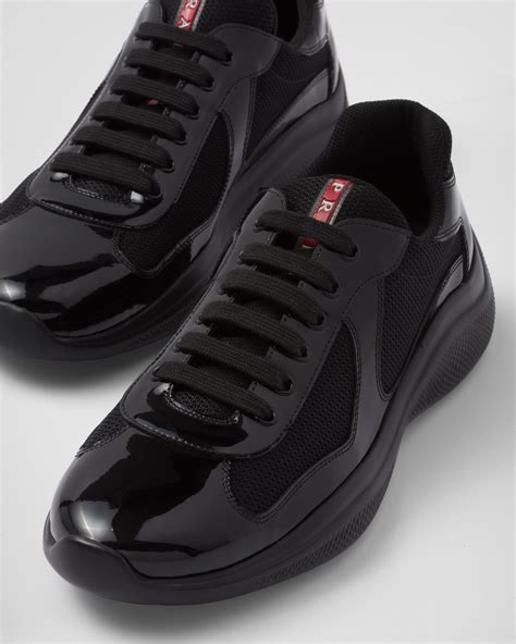 prada all black|all black prada sneakers.